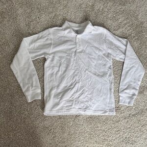 2 Classic White Kids Polo Shirts